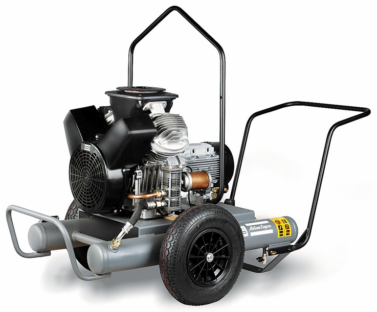 Поршневой компрессор Atlas Copco LT 2-15 (1ph) Power Pack Trolley