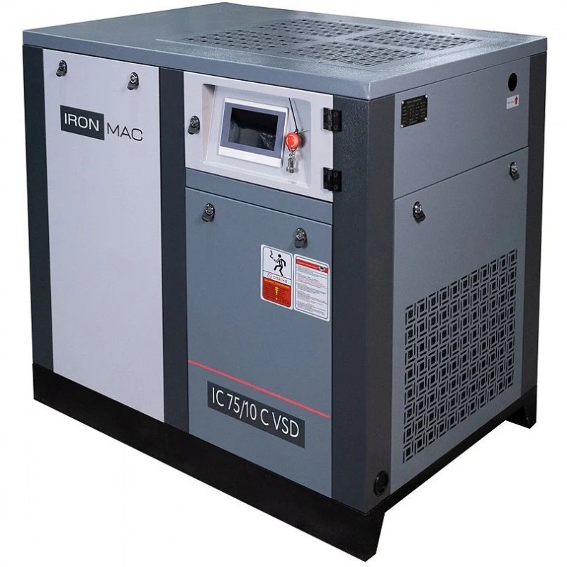 Винтовой компрессор IRONMAC IC 75/10 C VSD (IP 54)